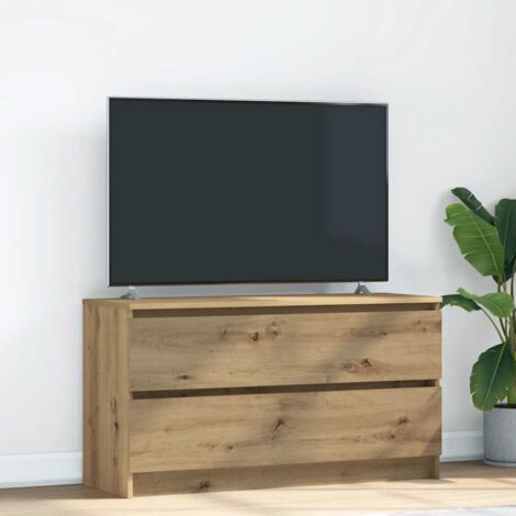 Mueble para TV madera de ingeniería roble artisan 100x35x54 cm vidaXL