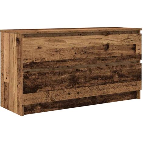Mueble de TV de madera antigua 100x35x54 cm Madera ingeniería vidaXL
