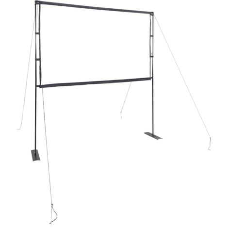 Pantalla de proyección con soportes de 90 pulgadas 16:9 vidaXL