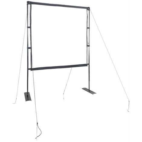 Pantalla de proyección con soportes 89 pulgadas 1:1 vidaXL