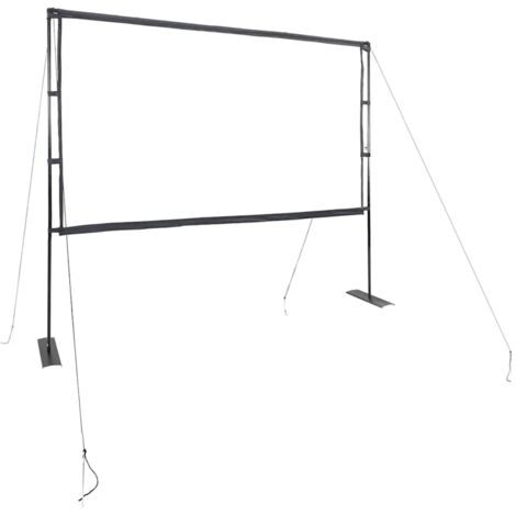 Pantalla de proyección con soportes de 108 pulgadas 16:9 vidaXL