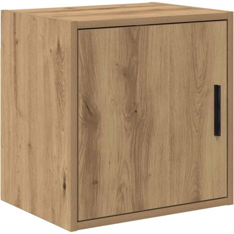 Armario de pared para garaje madera ingeniería artesanal roble vidaXL