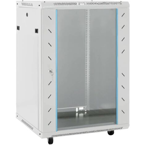 Rack de servidores 15U 19" IP20 gris 60x45x86 cm vidaXL (1/5)