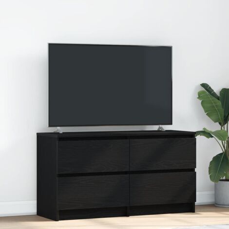 Mueble para TV madera contrachapada negro 100x35x54 cm vidaXL