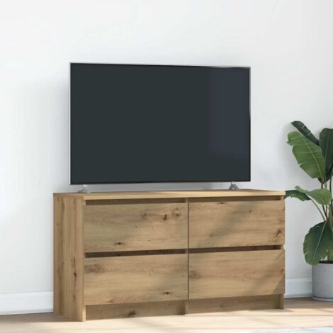 Mueble para TV madera de ingeniería roble artisan 100x35x54 cm vidaXL