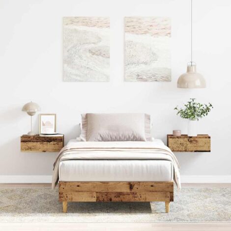 Estructura de cama sin colchón madera vieja 100x200 cm vidaXL (1/5)