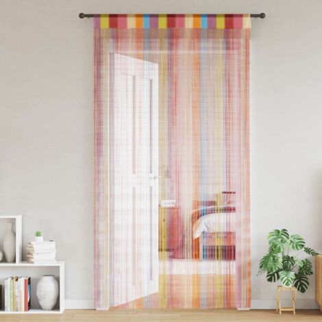 Cortinas de tiras 2 uds multicolor 140x250 cm vidaXL