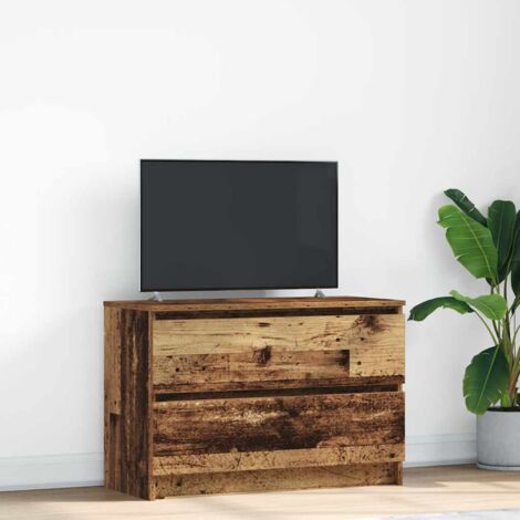 Mueble de TV de madera antigua 80x35x54 cm Madera de ingeniería vidaXL