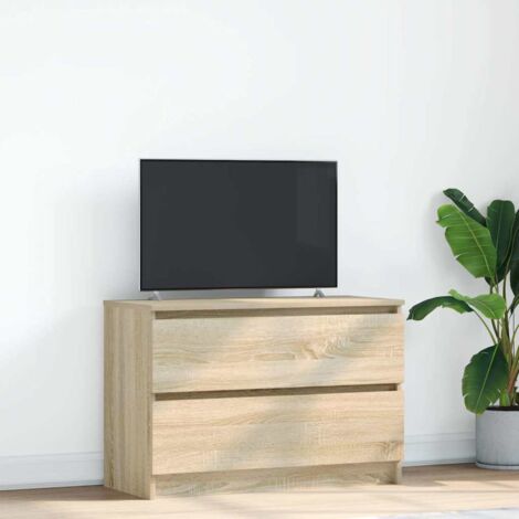 Mueble de TV roble Sonoma 80x35x54 cm madera de ingeniería vidaXL (1/5)