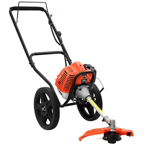 Desbrozadora con ruedas naranja 52 cc 1,45 kW vidaXL (1/5)