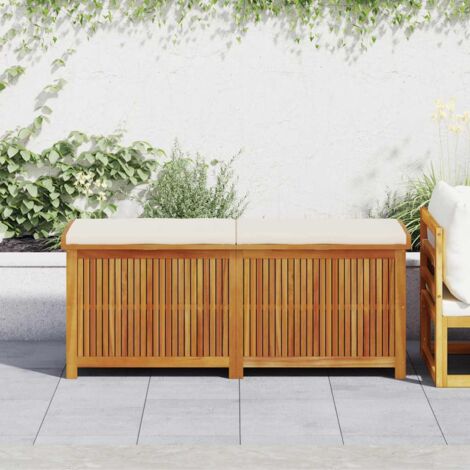 Cojines para exterior 150x50x60,5 cm madera maciza acacia vidaXL