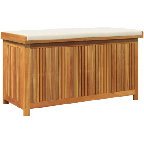 Cojines para exterior 113x50x60,5 cm madera maciza acacia vidaXL