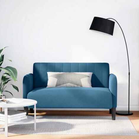 Sofá Loveseat Terciopelo Azul 109 cm vidaXL (1/5)