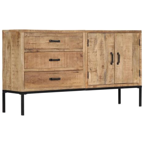 Aparador de madera maciza de mango 140x35x75 cm vidaXL (1/5)