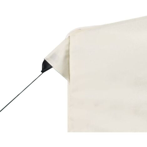 Carpa plegable profesional de aluminio crema 3x3 m vidaXL