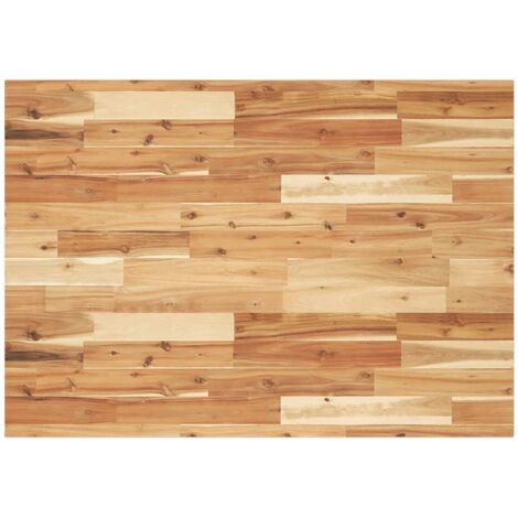 Tablero escritorio madera maciza acacia sin tratar 80x70x2 cm vidaXL (1/5)