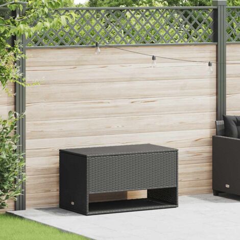 Cojines para exterior negro 100x55x55,5 cm ratán sintético vidaXL (1/5)