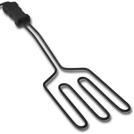Encendedor eléctrico de barbacoa de carbón BBQ 1500 W vidaXL
