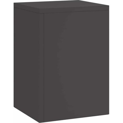 Soportes para plantas 3 pcs Negro Acero vidaXL