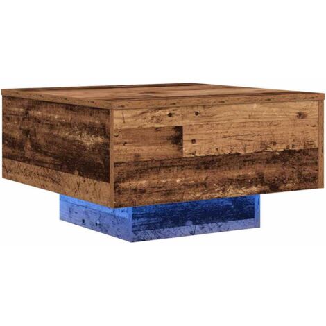 Mesa de Café Madera Vieja 55 x 55 x 31 cm Madera contrachapada vidaXL