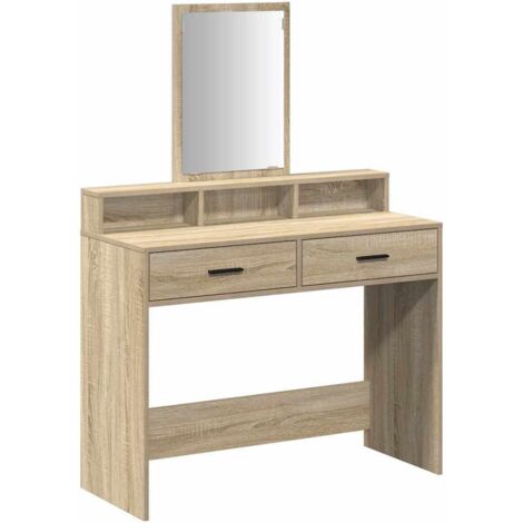 Tocador Roble Sonoma 100 x 41 x 140 cm Madera contrachapada vidaXL