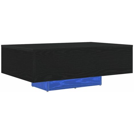 Mesa de Café Roble Negro 85 x 55 x 31 cm Madera contrachapada vidaXL