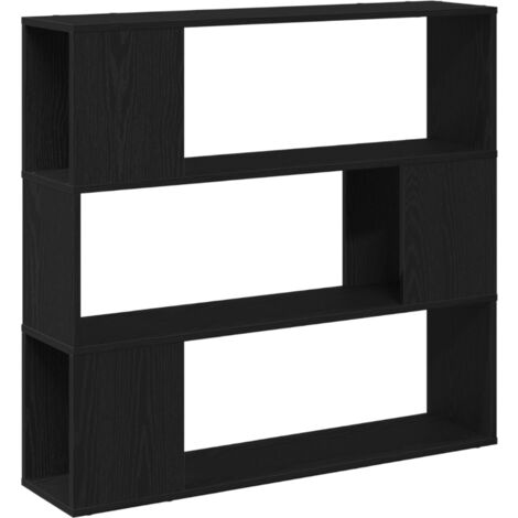 Estantería  Negro Roble 100x24x94 cm Madera vidaXL (1/5)