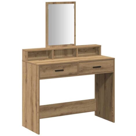 Tocador Roble artisan 100 x 41 x 140 cm Madera contrachapada vidaXL
