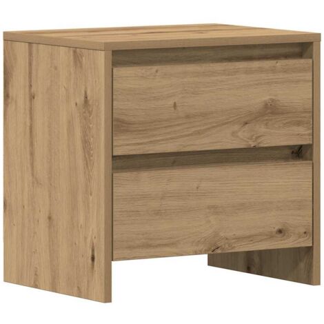 Armario de Noche con cajón Roble artisan 45 x 34 x 44.5 cm vidaXL (1/5)