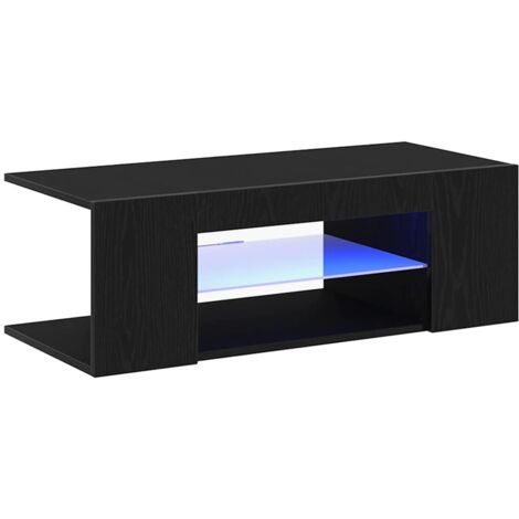 Gabinete de TV Roble Negro 90 x 39 x 30 cm Madera contrachapada vidaXL