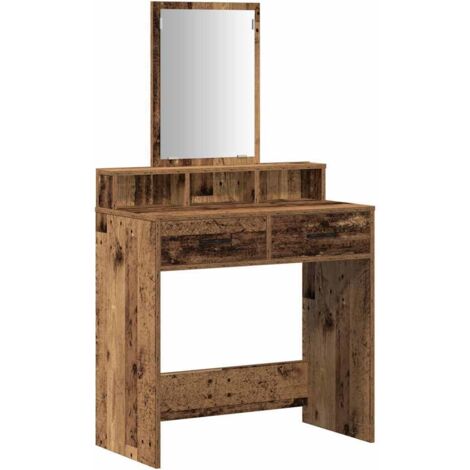 Tocador Madera vieja 79 x 41 x 140 cm Madera contrachapada vidaXL