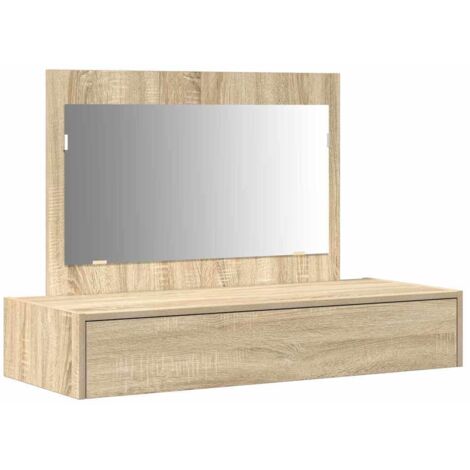 Mesa de tocador Marrón 100 x 40 x 70 cm Madera contrachapada vidaXL