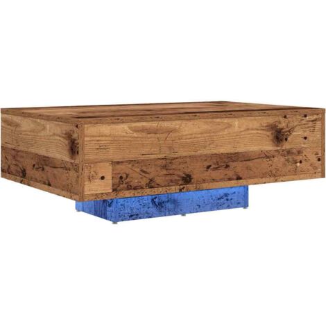 Mesa de Café Madera Vieja 85 x 55 x 31 cm Madera contrachapada vidaXL