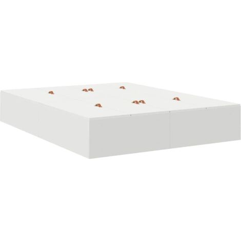 Cama con almacenamiento 135 x 190 cm Madera contrachapada vidaXL (1/5)