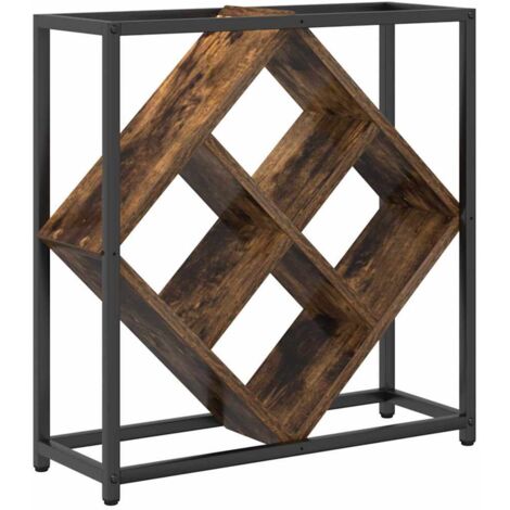 Estante de Vino Roble ahumado 51 x 18 x 52,5 cm vidaXL