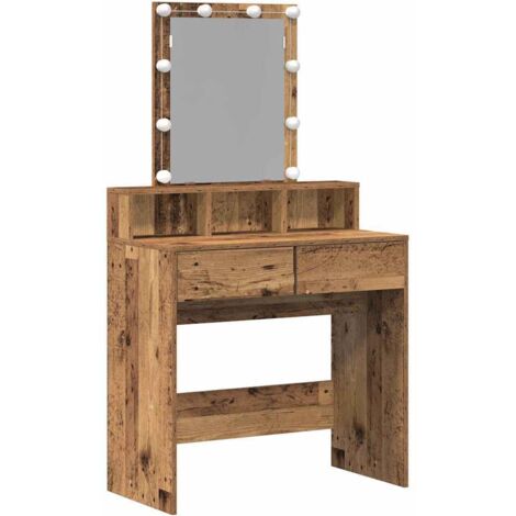 Mesa de Tocador con cajón Madera Vieja 80 x 41 x 144.5 cm vidaXL (1/5)