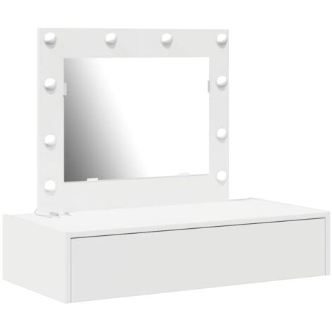 Mesa de tocador Blanco 83 x 40 x 70 cm Madera contrachapada vidaXL