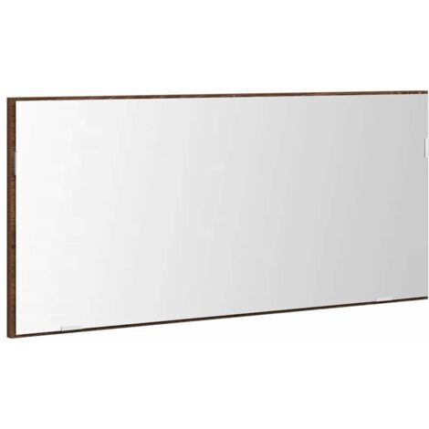 Espejo Marrón roble 80 x 37 cm Vidrio y Madera Ingenierizada vidaXL