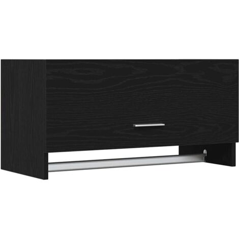 Armario Roble Negro 70 x 32,5 x 35 cm Madera contrachapada vidaXL