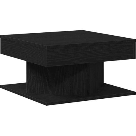 Mesa de Café Roble Negro 57 x 57 x 30 cm Madera contrachapada vidaXL