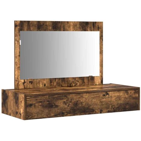 Mesa de tocador Marrón 100 x 40 x 70 cm Madera contrachapada vidaXL