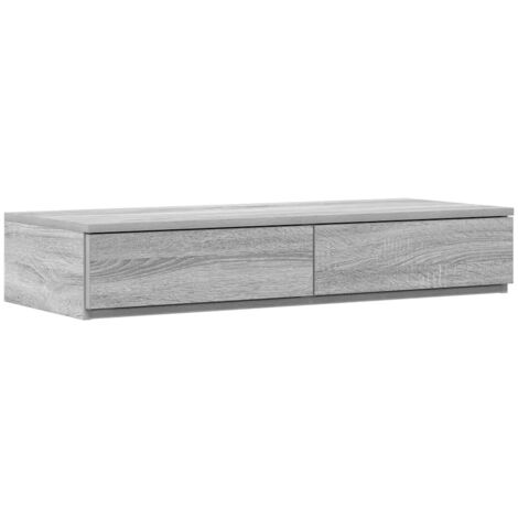 Cajones de cama con cajón Gris sonoma 75 x 36.5 x 16.5 cm vidaXL