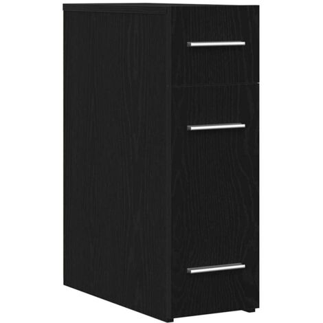 Armario de boticario Roble negro 20 x 45.5 x 60 cm vidaXL