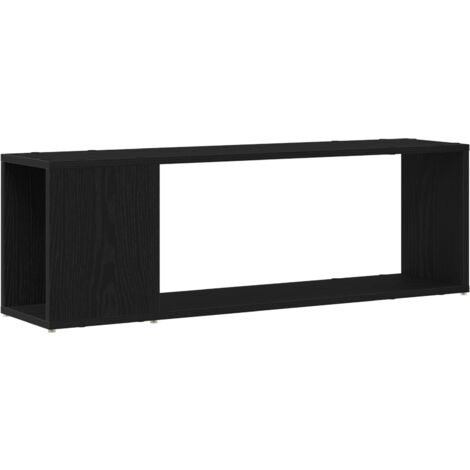 Estante para libros  Negro Roble 100x24x32 cm Madera vidaXL (1/5)