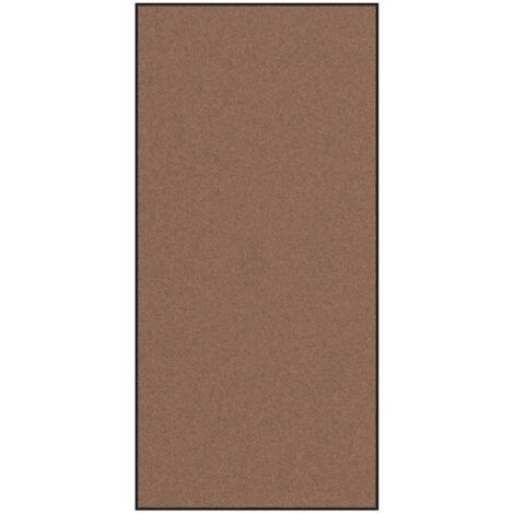 Felpudo Otro Marrón y Negro 120 x 250 cm Polipropileno y vinilo vidaXL
