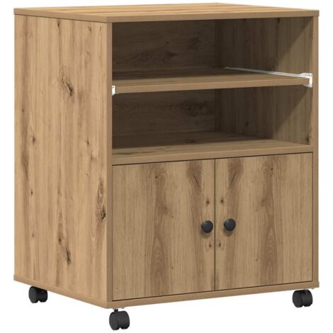 Soporte para Impresora Roble artisan 60 x 48 x 74 cm vidaXL