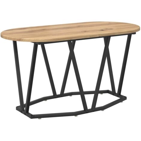 Mesa de Café Roble artisan 80 x 40 x 40.5 cm vidaXL