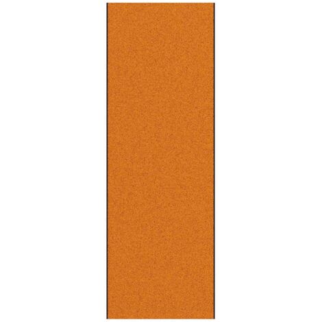 Felpudo Otro Naranja y Negro 120 x 350 cm Poliamida y PVC vidaXL