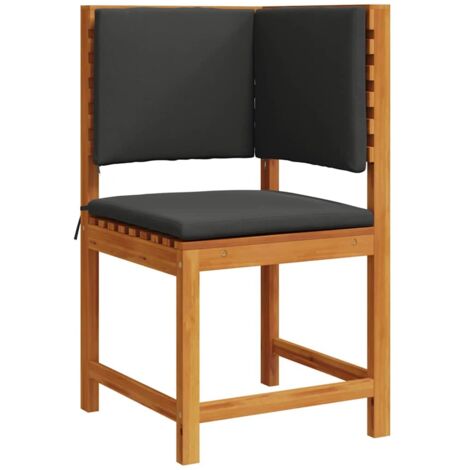 Silla de Jardín Marrón 50 x 50 x 91cm Madera maciza de Acacia vidaXL