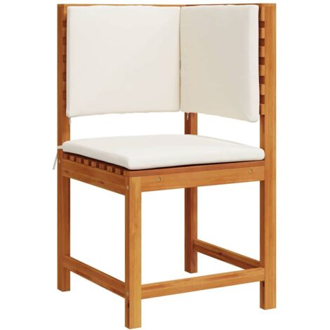 Silla de Jardín Marrón 50 x 50 x 91cm Madera maciza de Acacia vidaXL